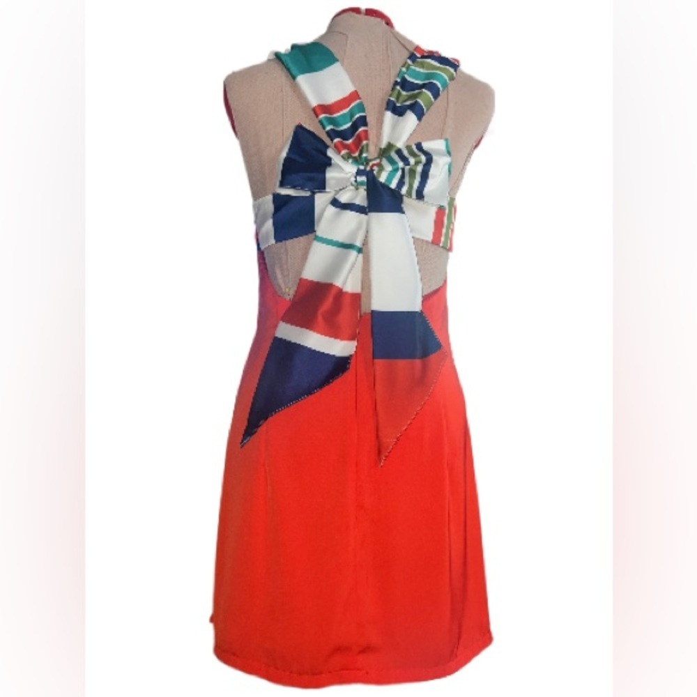 Lulus open-back, bow-tied summer dress. Sz Med